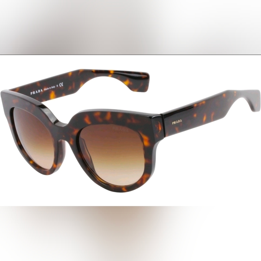 Prada Poeme Women’s Tortoiseshell Sunglasses - Brown Gradient Lenses